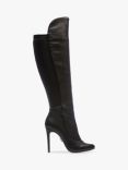 Moda in Pelle Savi Leather Over The Knee Boots, Black, Black