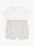 John Lewis Heirloom Collection Baby Linen Romper, White