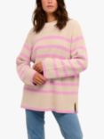 KAFFE Cilla Oversize Knit Pullover Stripe Jumper