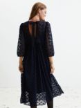 Lollys Laundry Marion Lace Midi Dress, Dark Blue