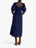 o.p.t Isabelle Midi Dress, Navy