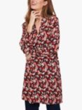 Saint Tropez Eda Floral Print Tunic Top, Tawny Port