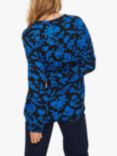 Saint Tropez Ilga Long Sleeve Blouse, Black Wind Flowers