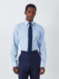 John Lewis Non Iron Bengal Stripe Tailored Fit Shirt, Blue