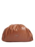 Calvin Klein Soft Clutch Bag, Cognac