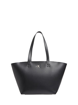 Calvin Klein Monogram Shopper Bag, Black