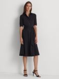 Lauren Ralph Lauren Finnbarr Short Sleeve Shirt Dress, Polo Black