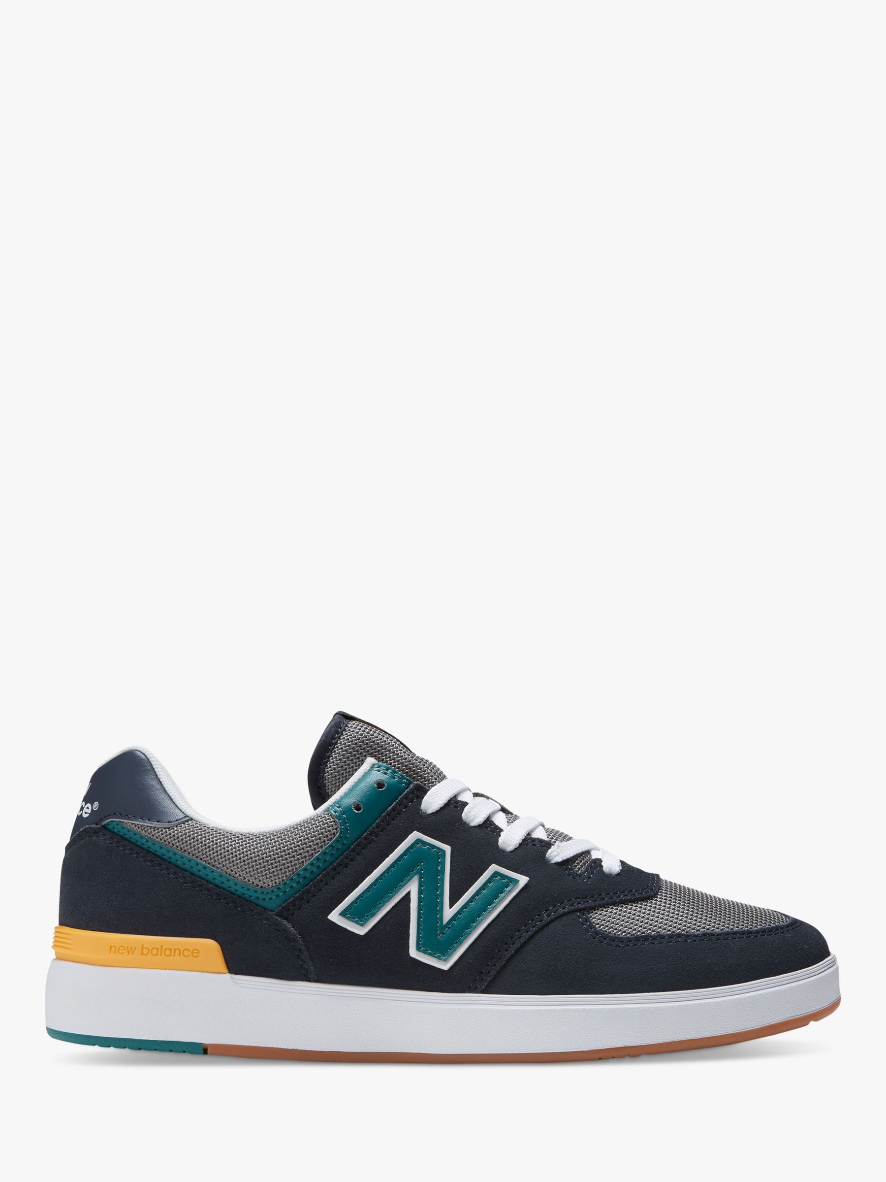 New 574 Court Men's Trainers, Navy, Court Navy at John Lewis & Partners