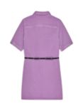 Calvin Klein Kids' Cotton Shirt Dress, Iris Orchid