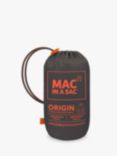 Mac In A Sac Origin II Unisex Packable Waterproof Jacket, Charcoal