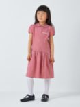 John Lewis Kids' School Gingham A-Line Summer Dress