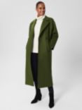 Hobbs Carine Wool Blend Coat, Green