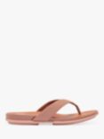 FitFlop Leather Flip Flops, Beige