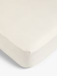 John Lewis ANYDAY Pure Cotton Deep Fitted Sheet, Natural