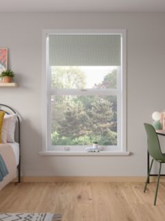 John Lewis ANYDAY Mesa Blackout/Thernal Roller Blind, Dusty Green, W183 x Drop 190cm