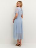KAFFE Abina Maxi A-Line Lace Dress, Celestial Blue
