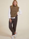 Baukjen Joline Merino Wool Knitted Vest, Mushroom