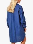 Burgs Anderton Shirt Dress, Navy