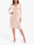 Closet London Drape Jacquard Knee Length Skirt Dress