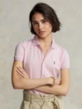 Polo Ralph Lauren Polo Neck Top, Country Club Pink