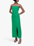 Whistles Gemma Strapless Maxi Dress, Green