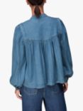 Whistles Mollie Chambray Denim Shirt, Blue