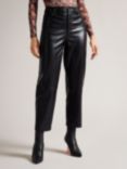 Ted Baker Plaider Faux Leather Trousers