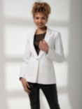 Jolie Moi Baylin Tailored Blazer, Ivory