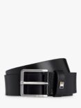 BOSS Flag Buckle Leather Belt