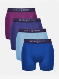 British Boxers Bamboo Trunks, Pack of 4