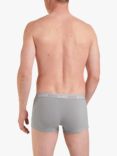 sloggi GO ABC Cotton Stretch Hipster Trunks, Pack of 6, Stone Grey