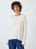 rag & bone The Knit Plain Long Sleeve Top, White