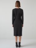 L.K.Bennett  Alex Mock Wrap Midi Dress, Black