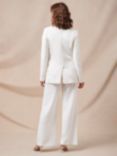 Phase Eight  Beatriz Satin Contrast Bridal Blazer, Ivory