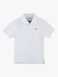Trotters Kids' Harry Pique Polo Shirt, White