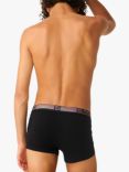 sloggi GO ABC Natural Cotton Stretch Hipster Trunks, Pack of 2, Black