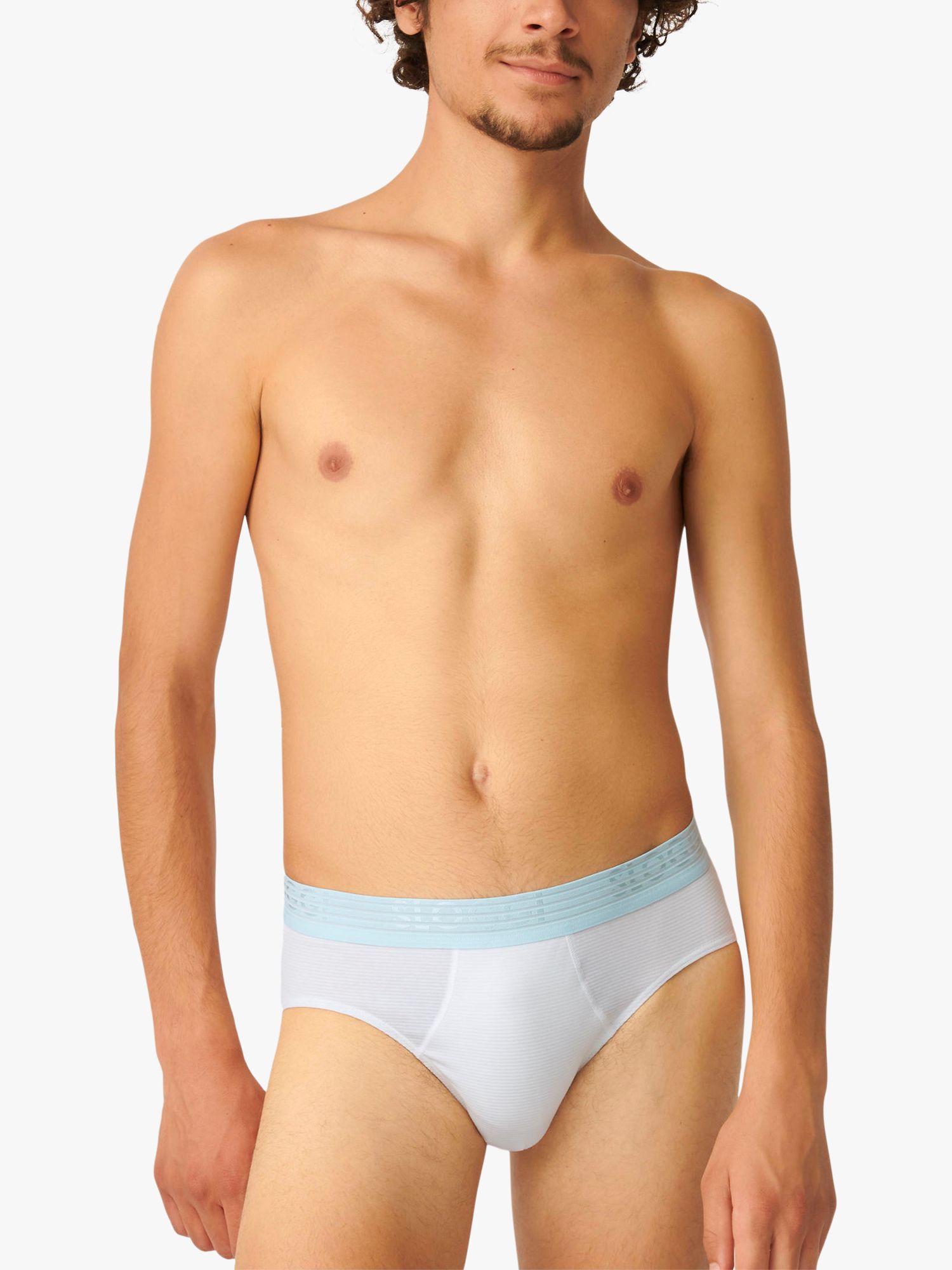 sloggi EVER Cool Cotton Stretch Hipster Trunks, Pack of 2, White at John  Lewis & Partners