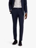 SELECTED HOMME Seersucker Trousers, Navy