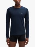 BOSS Regular Fit Long Sleeve Lounge Top, Pack of 3, Navy/Multi