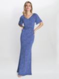 Gina Bacconi Kasia Jersey Maxi Dress, Blue, Blue