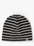 Polarn O. Pyret Kids' Striped Beanie Hat, Blue/White