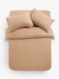 John Lewis Comfy & Relaxed Washed Linen Bedding, Tawny Birch