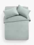 John Lewis Comfy & Relaxed Washed Linen Bedding, Sage Green