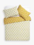 John Lewis Snowdrops Washed Cotton Duvet Cover Set