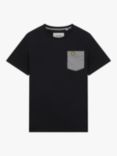Lyle & Scott Contrast Pocket T-Shirt, Black