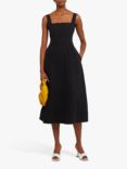 o.p.t Mirabel Midi Dress, Black