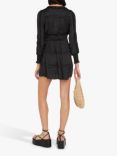 o.p.t Tianna Tiered Mini Dress, Black