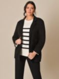 Live Unlimited Curve Jersey Blazer, Black