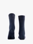 FALKE Sensitive London Cotton Rich Ankle Socks, Navy Melange