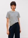 John Lewis Premium Cotton Stripe Short Sleeve T-Shirt